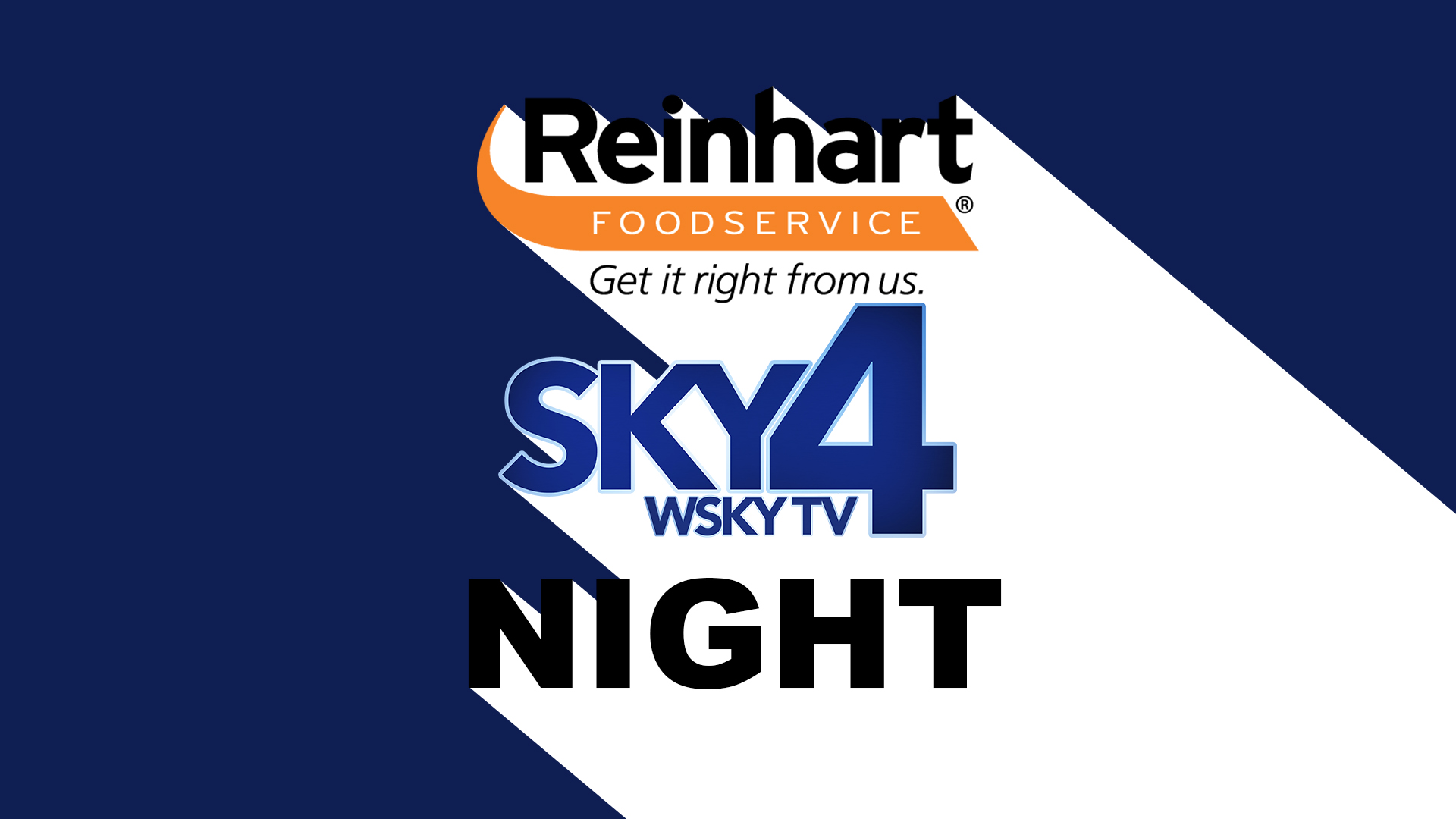Reinhart Food Service & Sky4 TV Night Race Day Schedule Larry King