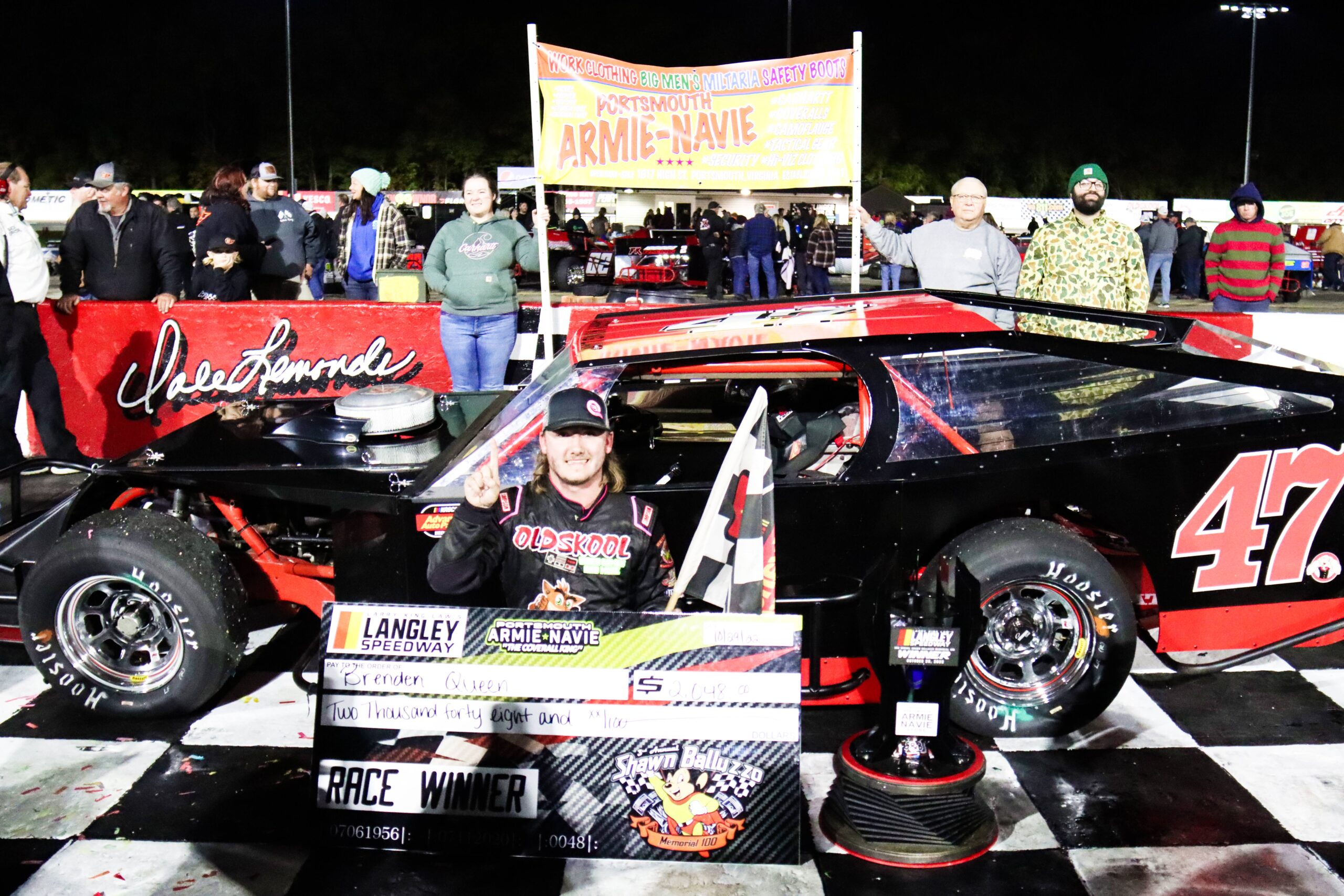 3RD ANNUAL SHAWN BALLUZZO MEMORIAL 100 PORTSMOUTH ARMIE NAVIE RACE